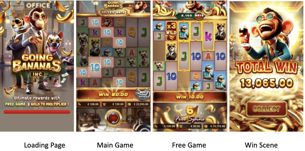 Going Bananas Inc by Spade Gaming: Fun Slot & Spins